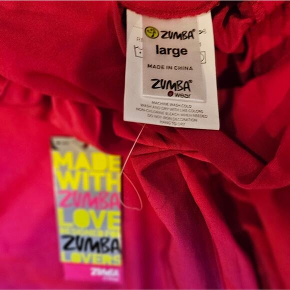 ZUMBA Hot Pink Jogger Pants - Picture 6 of 7